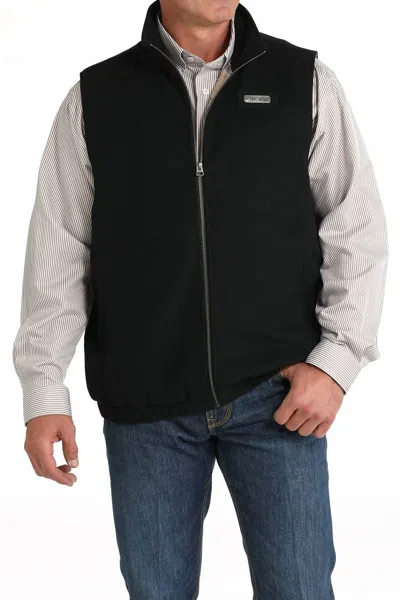Cinch Concealed Carry Western Vest In Black In Black