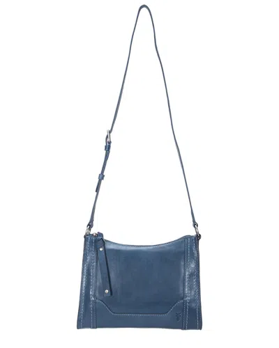 Frye Melissa Leather Crossbody In Grey