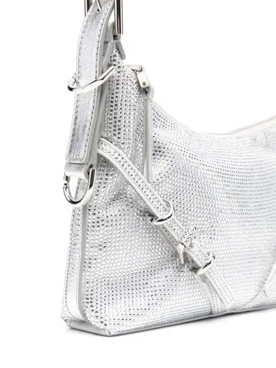 Givenchy Versatile Mini Crossbody Bag With Adjustable Strap In Silver