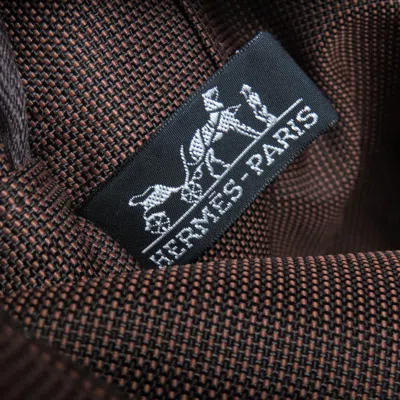 Pre-owned Hermes Brown Canvas Tote Bag ()