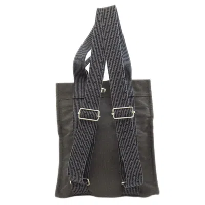 Pre-owned Hermes Gray Canvas Backpack ()