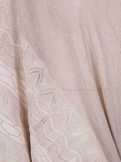 D Exterior D.exterior Embroidered Luc Cape In White