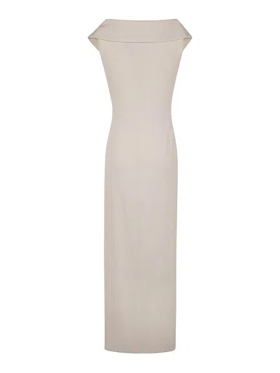 Ralph Lauren Leonidas Sleevesless Gown In White