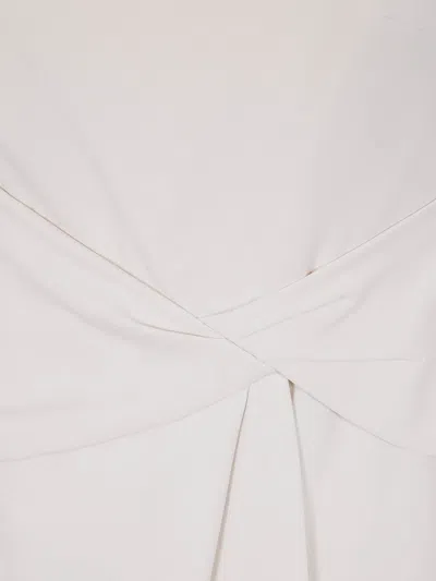 Ralph Lauren Saran Short Sleeves Gown In White