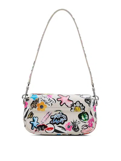 Marc Jacobs The Sticker Clover Shoulder Bag In White