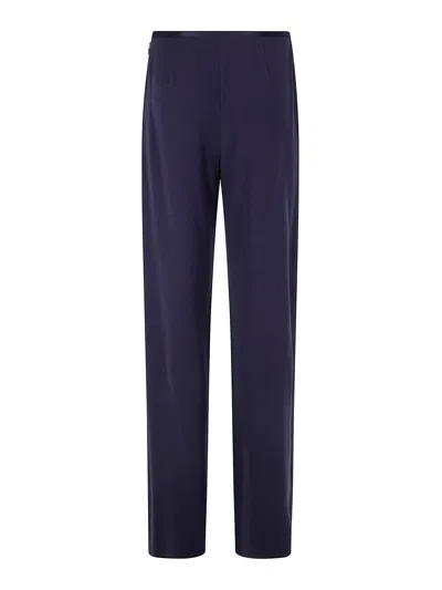 Emporio Armani Women's Tailored Trousers In Blue