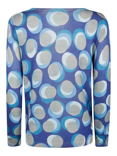 In Bed With You Printed Boat Neck Sweater In Multi