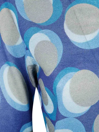 In Bed With You Printed Boat Neck Sweater In Multi