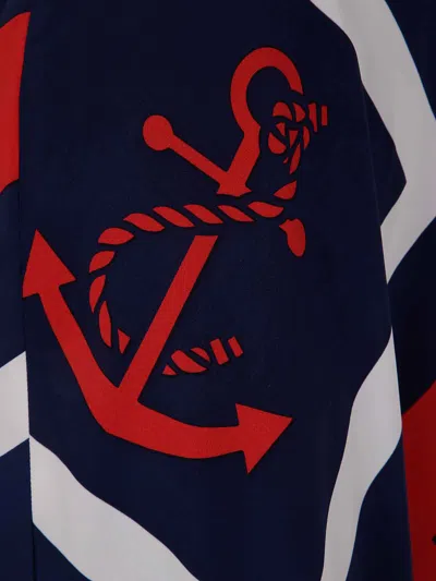 Ralph Lauren Sharae Mid A Line Skirt In Blue