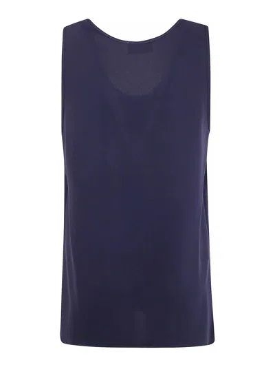 P.a.r.o.s.h P. A.r. O.s. H. Sleeveless Blouse By P. A.r. O.s. H. In Blue