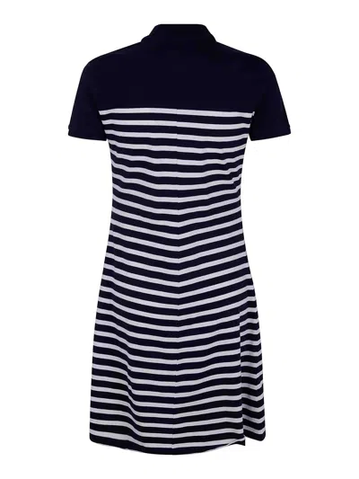 Polo Ralph Lauren Short Sleeve Day Dress In Blue