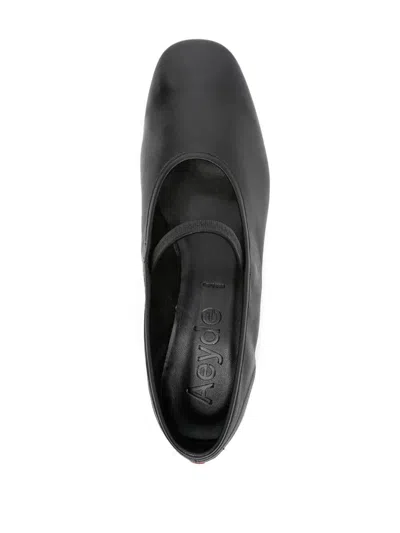 Aeyde Pippa Nappa Leather Black In Black