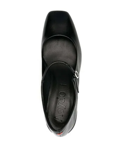 Aeyde Women's Aline Nappa Leather Sandal In Black