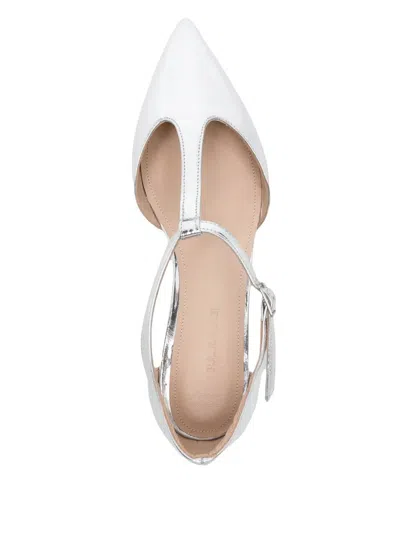P.a.r.o.s.h Parosh Ballerina Shoes In Silver