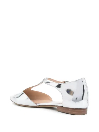 P.a.r.o.s.h Parosh Ballerina Shoes In Silver