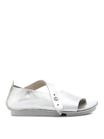 Trippen Marlene Sandal In Silver