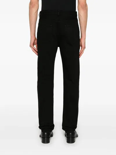 Ann Demeulemeester Denim Trousers With Belt Loops In Black