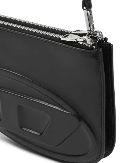 Diesel 1dr Twin Black Shoulder Bag In Black
