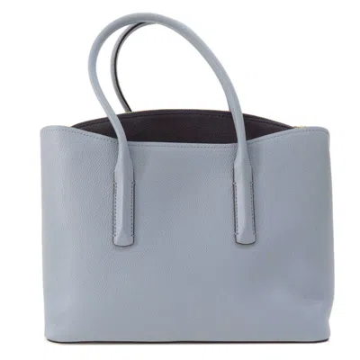 Pre-owned Kate Spade Light Blue Leather Tote Bag ()