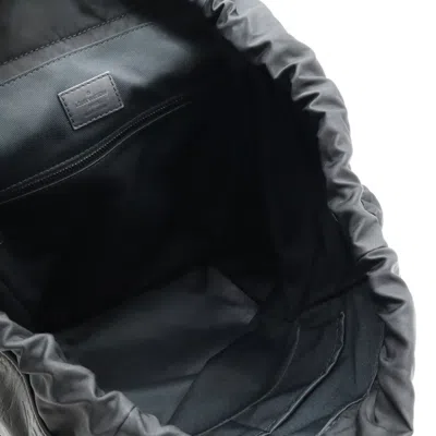 Pre-owned Louis Vuitton Agave Black Monogram Shadow Backpack () In Agave, Black