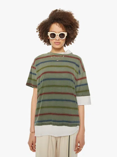 Dr. Collectors Model Double T Army T-shirt In Green - Size X-large In Green