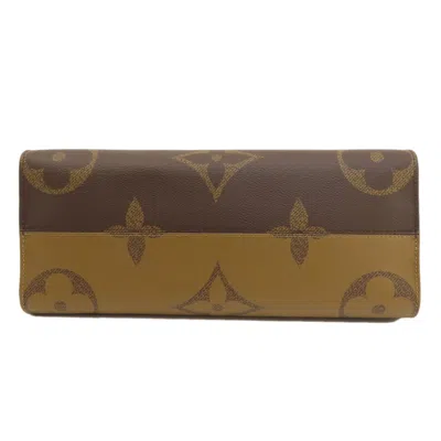 Pre-owned Louis Vuitton Brown Monogram Reverse Tote Bag ()