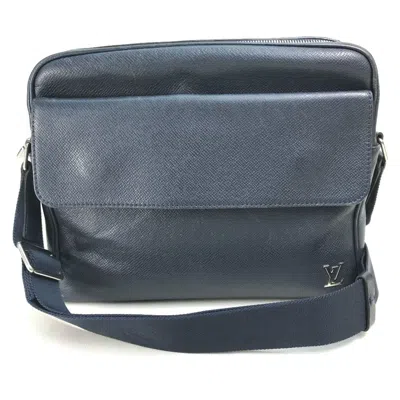 Pre-owned Louis Vuitton Navy Leather Shoulder Bag ()