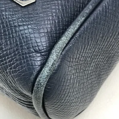 Pre-owned Louis Vuitton Navy Leather Shoulder Bag ()