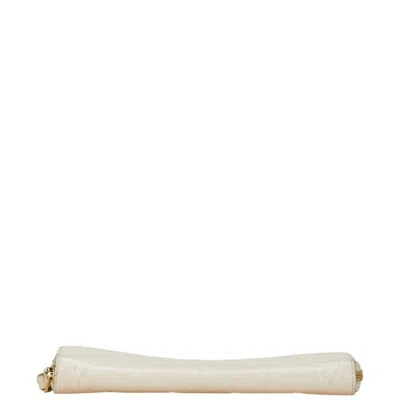 Pre-owned Louis Vuitton Neige White Leather Coin Purse/coin Case () In Neige, White
