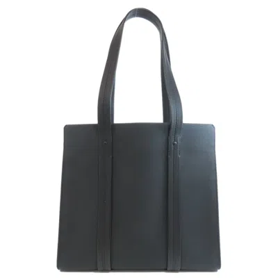Pre-owned Louis Vuitton Noir Leather Tote Bag ()