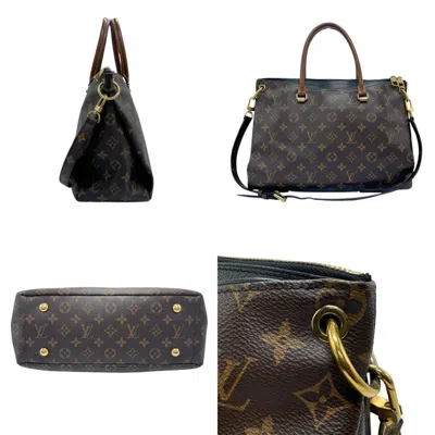 Pre-owned Louis Vuitton Noir Monogram Handbag Shoulder Bag ()