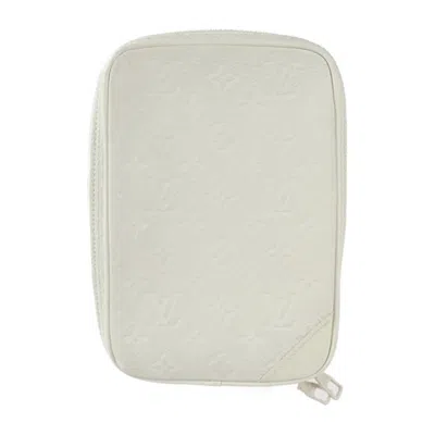 Pre-owned Louis Vuitton Off-white Leather Fanny Pack Pouch Sling Bag ()