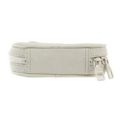 Pre-owned Louis Vuitton Off-white Leather Fanny Pack Pouch Sling Bag ()