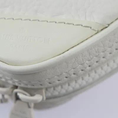 Pre-owned Louis Vuitton Off-white Leather Fanny Pack Pouch Sling Bag ()