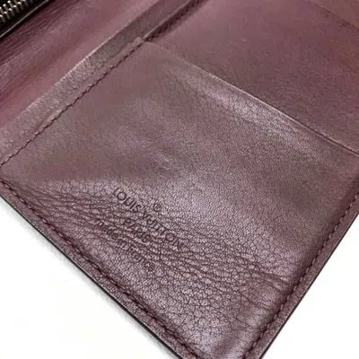 Pre-owned Louis Vuitton Other Leather Long Wallet (bi-fold) ()