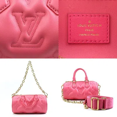Pre-owned Louis Vuitton Pink Leather Handbag Shoulder Bag ()