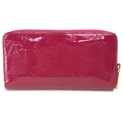 Pre-owned Louis Vuitton Pink Leather Long Wallet (bi-fold) ()
