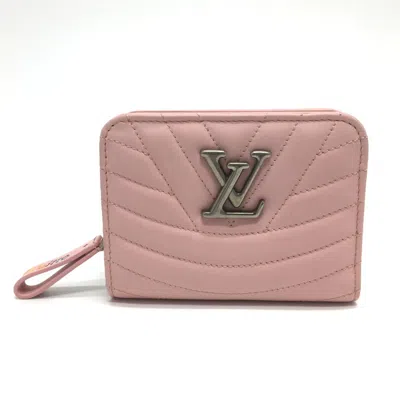 Pre-owned Louis Vuitton Pink Leather Wallet (bi-fold) ()