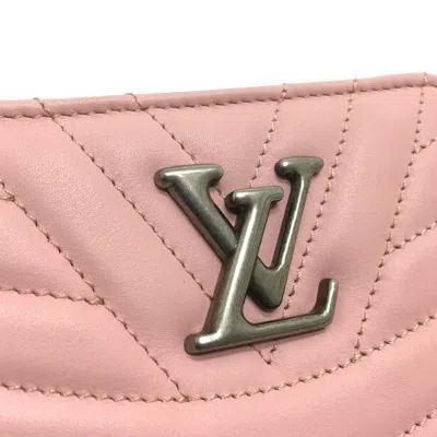 Pre-owned Louis Vuitton Pink Leather Wallet (bi-fold) ()