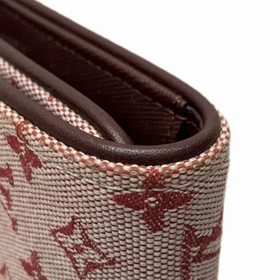 Pre-owned Louis Vuitton Pink Long Wallet (tri-fold) ()