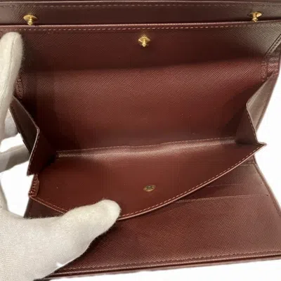 Pre-owned Louis Vuitton Pink Long Wallet (tri-fold) ()