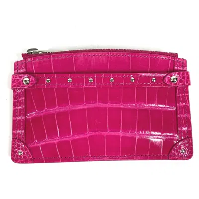 Pre-owned Louis Vuitton Pink Other Coin Purse/coin Case ()