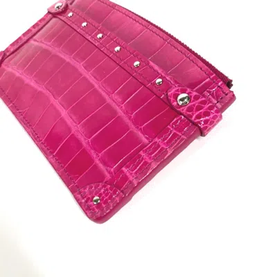 Pre-owned Louis Vuitton Pink Other Coin Purse/coin Case ()