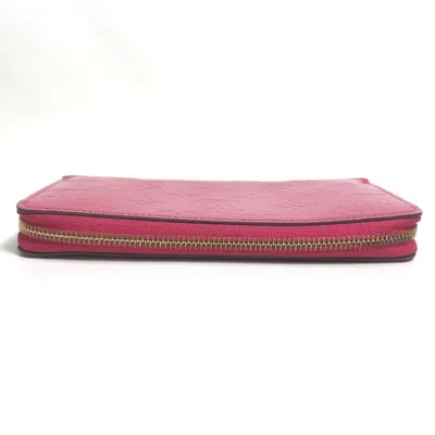 Pre-owned Louis Vuitton Pink Other Long Wallet (bi-fold) ()