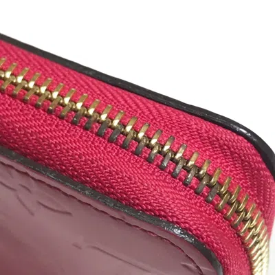 Pre-owned Louis Vuitton Pink Other Long Wallet (bi-fold) ()