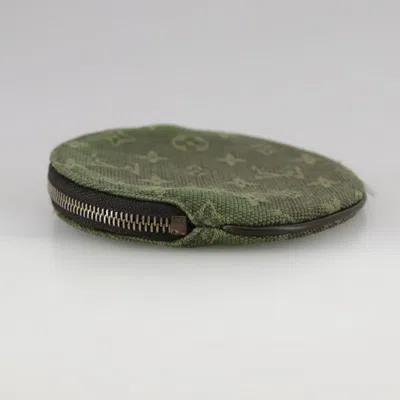 Pre-owned Louis Vuitton Portefeuille Ron Khaki Canvas Wallet  ()