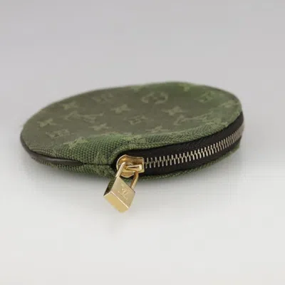 Pre-owned Louis Vuitton Portefeuille Ron Khaki Canvas Wallet  ()
