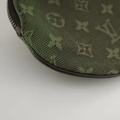 Pre-owned Louis Vuitton Portefeuille Ron Khaki Canvas Wallet  ()
