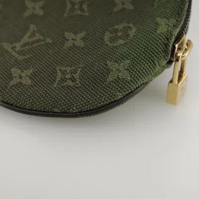 Pre-owned Louis Vuitton Portefeuille Ron Khaki Canvas Wallet  ()