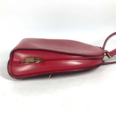 Pre-owned Louis Vuitton Red Color Epi Leather Backpack ()